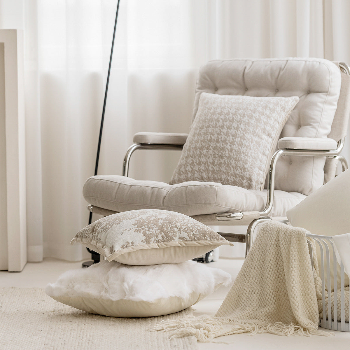 Nordisk Pepita Kuddöverdrag - Klassiskt Rutmönster - CasaCle