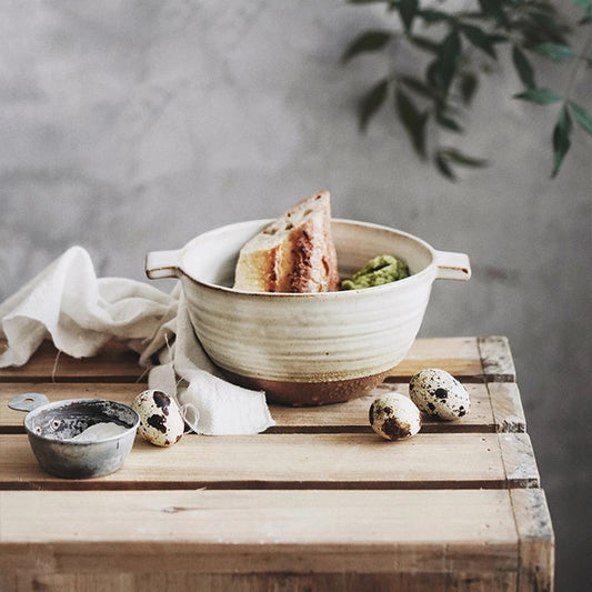 Japansk Stengods Skål - Traditionell Keramikkonst - CasaCle