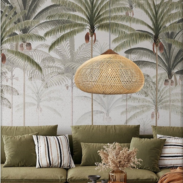 Taklampa Sund – Handvävd Rotting i Skandinavisk Design