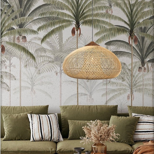 Taklampa Sund – Handvävd Rotting i Skandinavisk Design