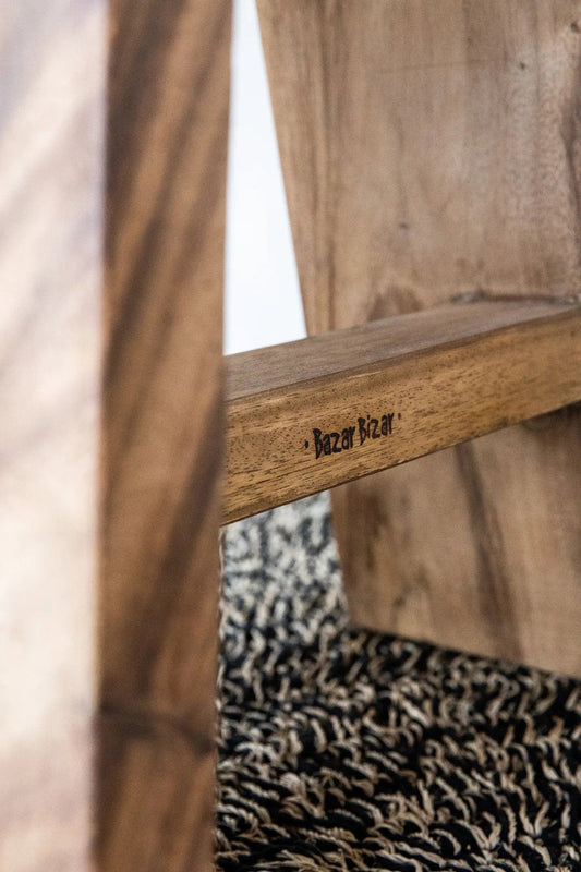 SAVERA Natur/Svart Sjögräsmatta - Elegans & Hållbarhet 200x300cm - CasaCle