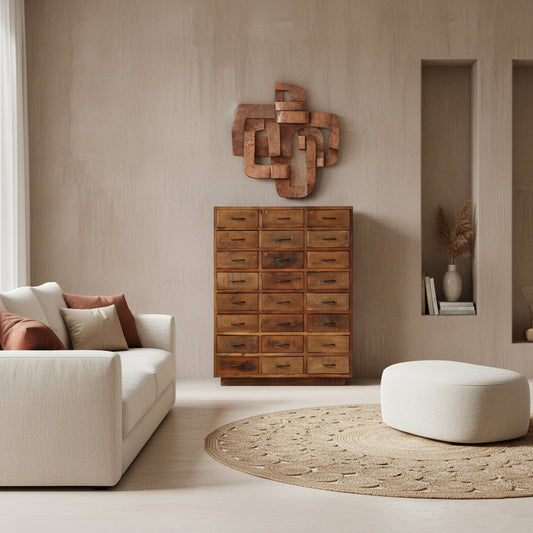 Aldara - förvaringsskåp i återvunnet trä - CasaCle