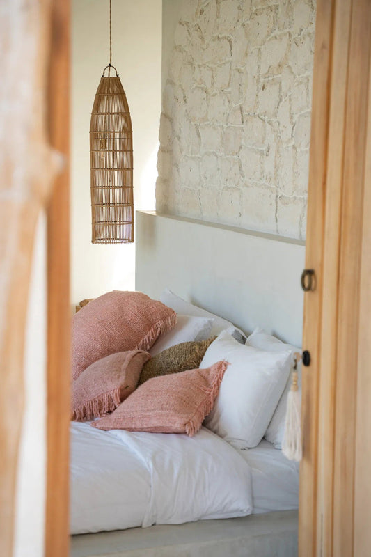 RIVA Bomullskuddfodral 40×40 – laxrosa - CasaCle