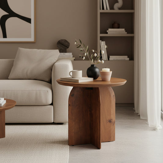 Elara – Sidobord i massivt mangoträ - CasaCle