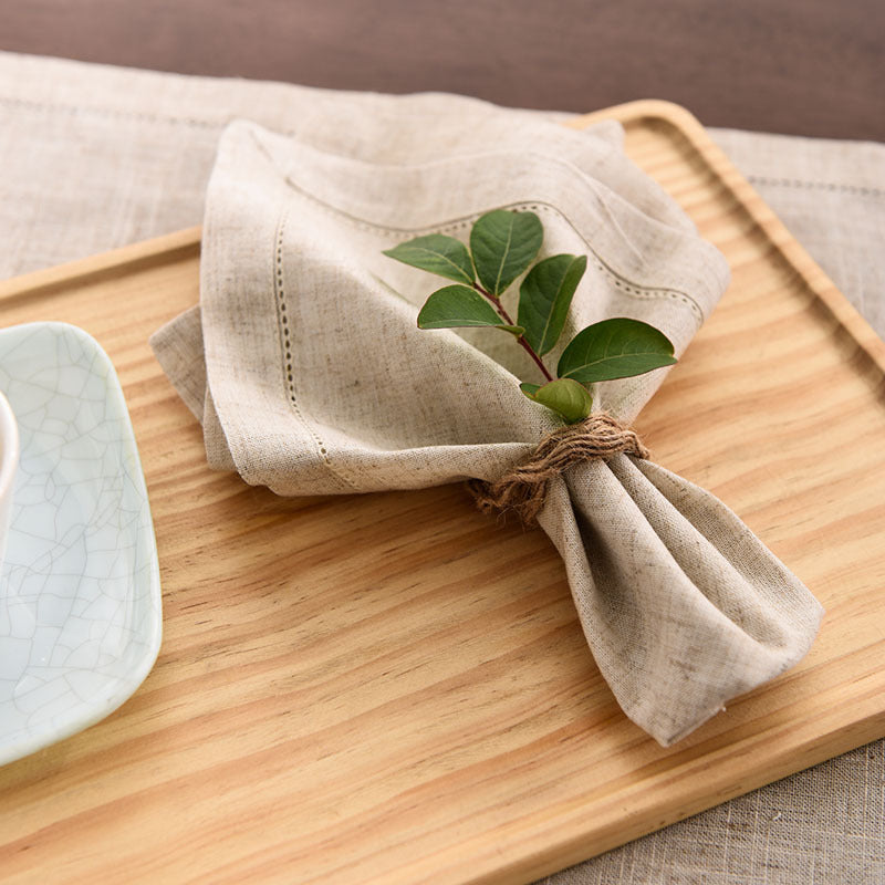 Bordstablett Linne - Mjölkfärgad Elegant Placemat - CasaCle