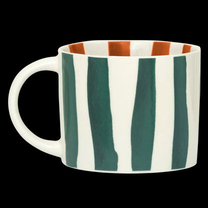 Stilren Randmugg Stengods Deep Sea & Flame Tazza 385g - CasaCle