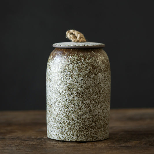 Keramisk Förvaringsburk med Lock – Japansk Stil
