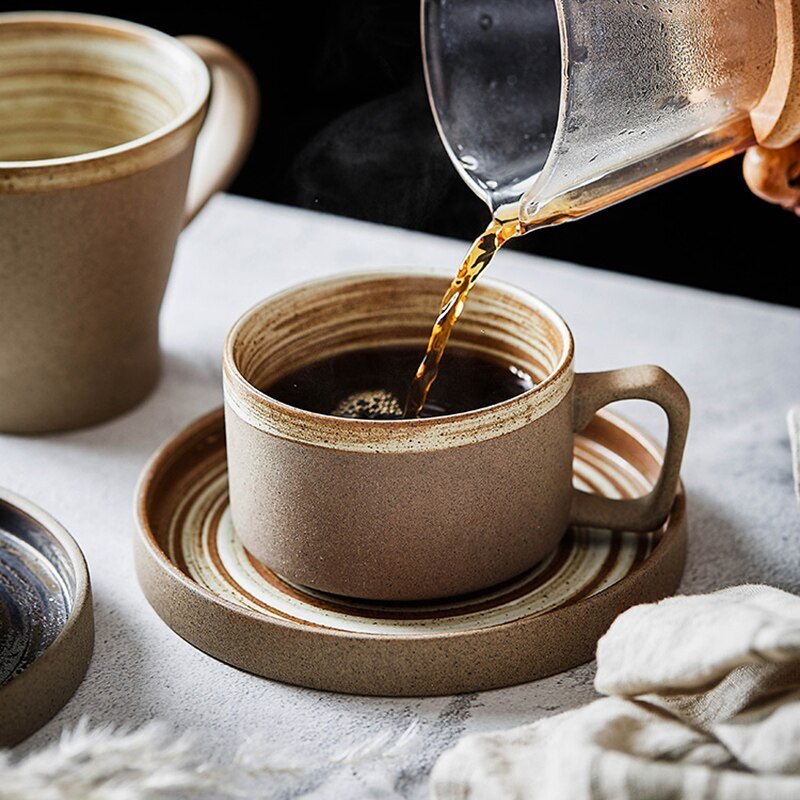 Stengods Kaffekopp - Rustik Elegans för Kaffepausen