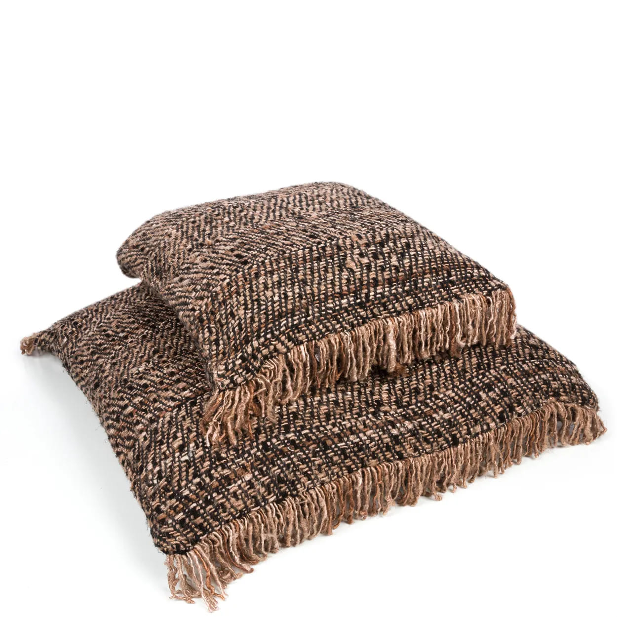 RIVA Kuddöverdrag 60×60 – Svart & Koppar - CasaCle