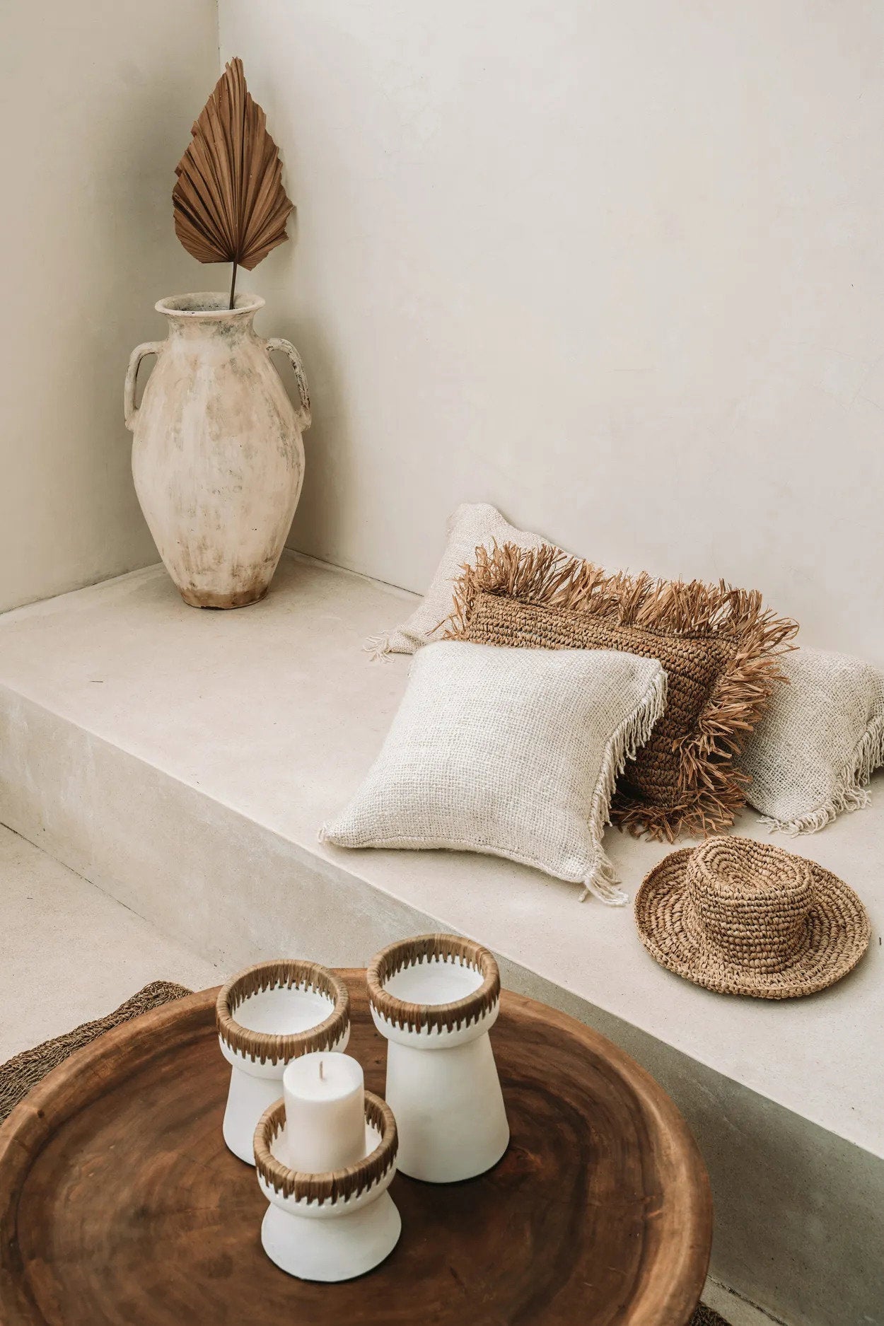 RIVA  Kuddöverdrag 40×40 – Crème - CasaCle