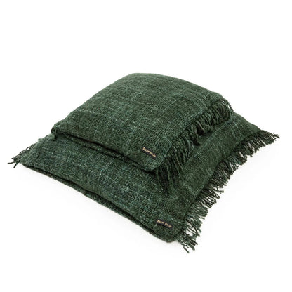 Skogsdimma Bomullskuddfodral 60x60cm - Djup Forest Green - CasaCle