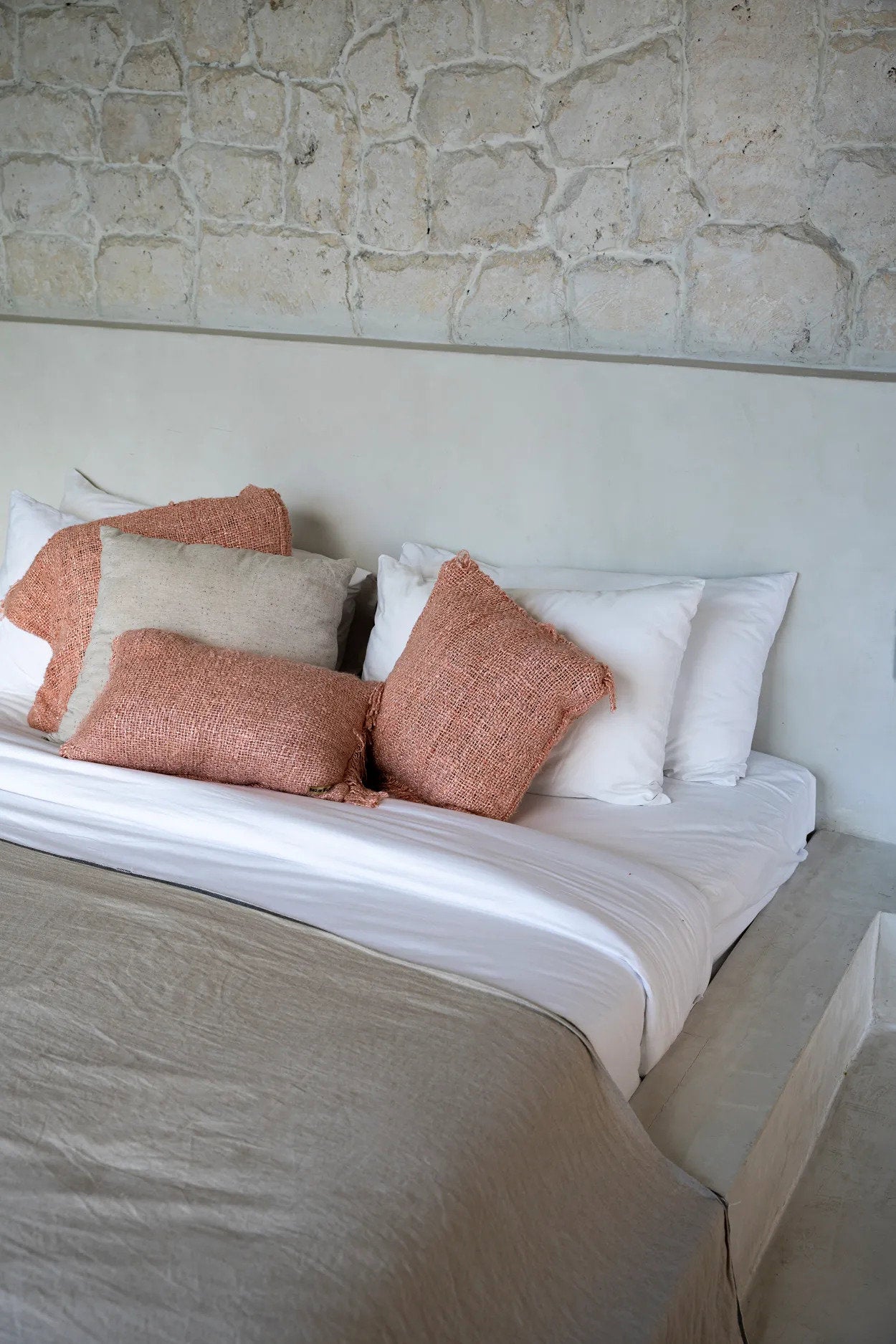 RIVA Bomullskuddfodral 40×40 – laxrosa - CasaCle