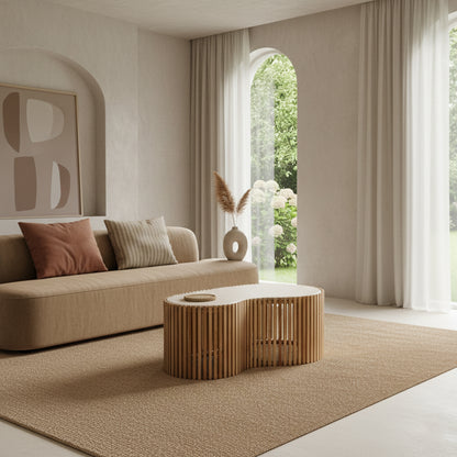 AURELIA – Marmorsoffbord i naturmaterial - CasaCle