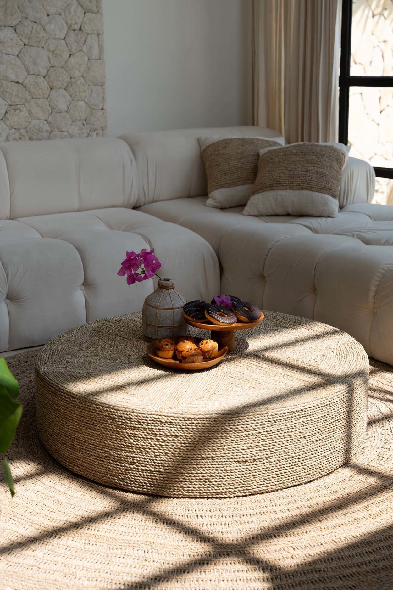 Ravéa Stor Puff i Sjögräs – Natur - CasaCle