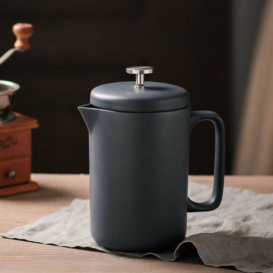 Keramisk French Press 1050ml - Premium Kaffepress